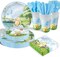 175pcs Vintage Winnie Bear Baby Shower Party Supplies - 25 Guest